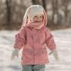 JAN & JUL Fleece Neck Warmer, Winter Neck Gaiter for Kids and Toddlers(Dusty Pink)