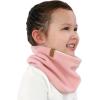JAN & JUL Fleece Neck Warmer, Winter Neck Gaiter for Kids and Toddlers(Dusty Pink)