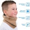 JAN & JUL Fleece Neck Warmer, Winter Neck Gaiter for Kids and Toddlers(Soft Brown)
