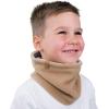 JAN & JUL Fleece Neck Warmer, Winter Neck Gaiter for Kids and Toddlers(Soft Brown)