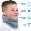 JAN & JUL Fleece Neck Warmer, Winter Neck Gaiter for Kids and Toddlers(Stormy Blue)