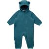 JAN & JUL Full Zip Up Fleece Onesie for Babies and Toddlers(Blue Spruce)