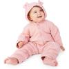 JAN & JUL Full Zip Up Fleece Onesie for Babies and Toddlers(Dusty Pink)