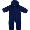 JAN & JUL Full Zip Up Fleece Onesie for Babies and Toddlers(Navy)