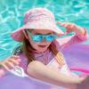 JAN & JUL Girls’ Adjustable Water Resistant Bucket Sun-hat 50+ UPF(Diving Cats)