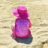 JAN & JUL Girls’ Adjustable Water Resistant Bucket Sun-hat 50+ UPF(Hot Pink)