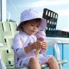 JAN & JUL Girls’ Adjustable Water Resistant Bucket Sun-hat 50+ UPF(Lavender)