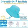 JAN & JUL Girls’ Adjustable Water Resistant Bucket Sun-hat 50+ UPF(Spring Flowers)