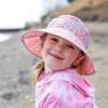 JAN & JUL Girls’ Adjustable Water Resistant Bucket Sun-hat 50+ UPF(Spring Flowers)