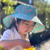 JAN & JUL Girls’ Adjustable Water Resistant Bucket Sun-hat 50+ UPF(Watermelon)