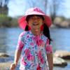 JAN & JUL Girls’ Adjustable Water Resistant Bucket Sun-hat 50+ UPF(Watermelon Pink)
