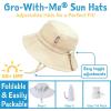 JAN & JUL Grow-with-Me Cotton Bucket Sun-Hat for Baby and Kids(Bear)