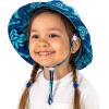 JAN & JUL Grow-with-Me Cotton Bucket Sun-Hat for Baby and Kids(Cool Tropical)