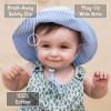 JAN & JUL Grow-with-Me Cotton Bucket Sun-Hat for Baby and Kids(Dino)
