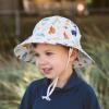 JAN & JUL Grow-with-Me Cotton Bucket Sun-Hat for Baby and Kids(Dino Kids)
