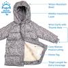 JAN & JUL Insulated Winter Coat, Sherpa Lined Cozy Jacket for Kids(Glacier Dino)