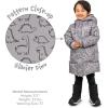 JAN & JUL Insulated Winter Coat, Sherpa Lined Cozy Jacket for Kids(Glacier Dino)