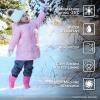 JAN & JUL Insulated Winter Coat, Sherpa Lined Cozy Jacket for Kids(Snow Bunny)