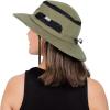 JAN & JUL Jasper Hat | 50+ UPF Outdoor Hat with Mesh Panels(Foldable Jasper Hat: Army Green)