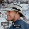 JAN & JUL Jasper Hat | 50+ UPF Outdoor Hat with Mesh Panels(Foldable Jasper Hat: Army Green)