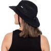 JAN & JUL Jasper Hat | 50+ UPF Outdoor Hat with Mesh Panels(Foldable Jasper Hat: Black)