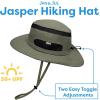 JAN & JUL Jasper Hat | 50+ UPF Outdoor Hat with Mesh Panels(Foldable Jasper Hat: Black)