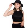 JAN & JUL Jasper Hat | 50+ UPF Outdoor Hat with Mesh Panels(Foldable Jasper Hat: Black)