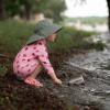 JAN & JUL Kids’ Adjustable Cotton Xplorer Sun Hat 50+ UPF(Juniper Green)