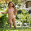 JAN & JUL Long Sleeve 1-pc Girls’ UV Swim-Suit Rash Guard (Baby, Toddler, Kids)(Pink Prairie)