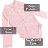 JAN & JUL Long Sleeve 1-pc Girls’ UV Swim-Suit Rash Guard (Baby, Toddler, Kids)(Pink Prairie)
