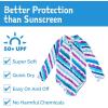 JAN & JUL Long Sleeve 1-pc Girls’ UV Swim-Suit Rash Guard (Baby, Toddler, Kids)(Summer Stripes)