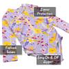 JAN & JUL Long Sleeve 1-pc Girls’ UV Swim-Suit Rash Guard (Baby, Toddler, Kids)(Tropical Bloom)