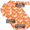 JAN & JUL Long Sleeve 1-pc UV Jumpsuit Rash Guard (Baby, Toddler)(Crabby Crab)