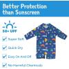 JAN & JUL Long Sleeve 1-pc UV Jumpsuit Rash Guard (Baby, Toddler)(Dino Buddies)
