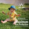 JAN & JUL Long Sleeve 1-pc UV Jumpsuit Rash Guard (Baby, Toddler)(Green Tropical)