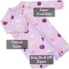 JAN & JUL Long Sleeve 1-pc UV Jumpsuit Rash Guard (Baby, Toddler)(Lavender Ice Cream)
