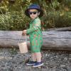 JAN & JUL Long Sleeve 1-pc UV Jumpsuit Rash Guard (Baby, Toddler)(Pineapple Party)