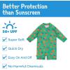 JAN & JUL Long Sleeve 1-pc UV Jumpsuit Rash Guard (Baby, Toddler)(Pineapple Party)