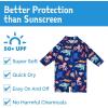 JAN & JUL Long Sleeve 1-pc UV Jumpsuit Rash Guard (Baby, Toddler)(Sea Friends)
