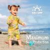 JAN & JUL Long Sleeve 1-pc UV Jumpsuit Rash Guard (Baby, Toddler)(Strawberry)