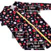 JAN & JUL Long Sleeve 1-pc UV Jumpsuit Rash Guard (Baby, Toddler)(Strawberry)