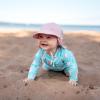 JAN & JUL Long Sleeve 1-pc UV Jumpsuit Rash Guard (Baby, Toddler)(Watermelon)