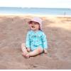 JAN & JUL Long Sleeve 1-pc UV Jumpsuit Rash Guard (Baby, Toddler)(Watermelon)