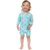 JAN & JUL Long Sleeve 1-pc UV Jumpsuit Rash Guard (Baby, Toddler)(Watermelon)