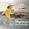 JAN & JUL Long Sleeve 1-pc UV Jumpsuit Rash Guard (Baby, Toddler)(Yellow Flower)