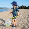 JAN & JUL Long Sleeve 2-pc UV Swim-Suit Set with Shorts (Baby, Toddler, Kids)(Dinoland)