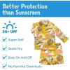 JAN & JUL Long Sleeve 2-pc UV Swim-Suit Set with Shorts (Baby, Toddler, Kids)(Jungle Friends)