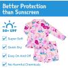 JAN & JUL Long Sleeve 2-pc UV Swim-Suit Set with Shorts (Baby, Toddler, Kids)(Pink Mermaid)