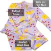 JAN & JUL Long Sleeve 2-pc UV Swim-Suit Set with Shorts (Baby, Toddler, Kids)(Tropical Bloom)