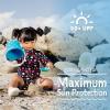 JAN & JUL Long Sleeve 2-pc UV Swim-Suit Set with Shorts (Baby, Toddler, Kids)(Tropical Bloom)